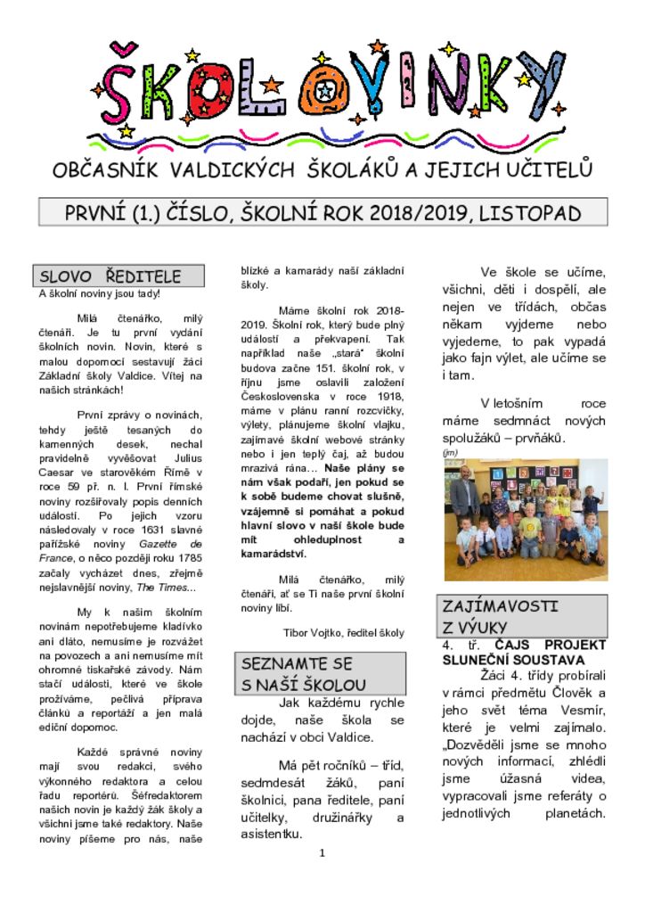 ŠKOLOVINKY ŠKOLOVINKY