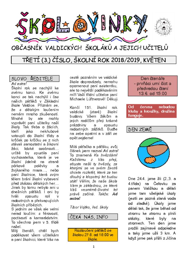 ŠKOLOVINKY 3 ŠKOLOVINKY 3